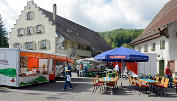 Wochenmarkt in Oberlauchringen