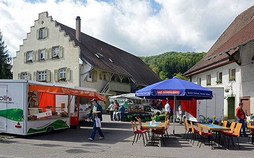 Wochenmarkt in Oberlauchringen