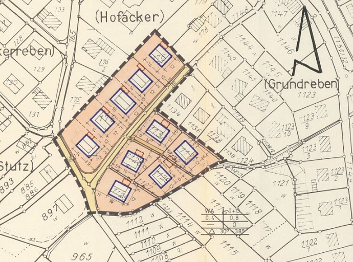Abbildung des Bebauungsgebietes 026 - Hofacker